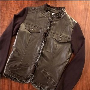 Chocolate Brown Leather Jacket